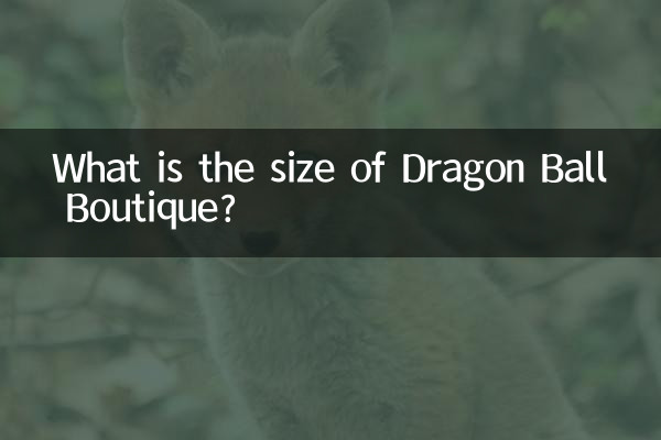 Wie groß ist die Dragon Ball Boutique?