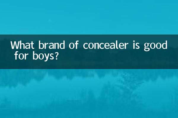 کون سا برانڈ کنسیلر لڑکوں کے لئے اچھا ہے؟