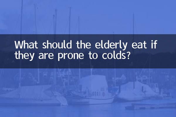 ¿Qué deben comer las personas mayores si son propensas a resfriarse?