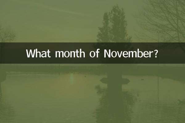 What month of November?