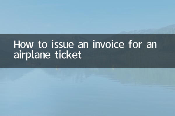 কিভাবে একটি বিমান টিকিটের জন্য একটি চালান ইস্যু করতে হয়
