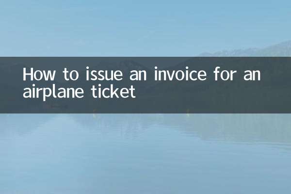 কিভাবে একটি বিমান টিকিটের জন্য একটি চালান ইস্যু করতে হয়