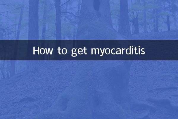 Comment contracter une myocardite