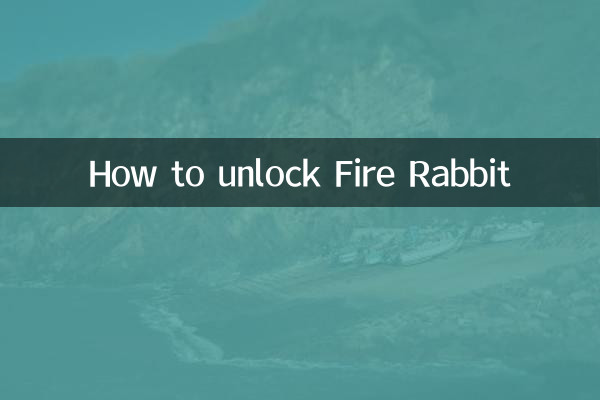 ファイヤーラビットのロックを解除する方法