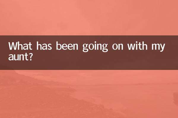 Was ist mit meiner Tante los?