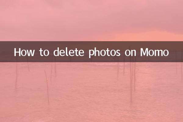 Come eliminare le foto su Momo