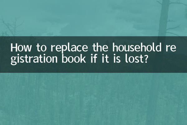 اگر گھریلو رجسٹریشن کی کتاب کھو گئی ہے تو اسے کیسے تبدیل کریں؟