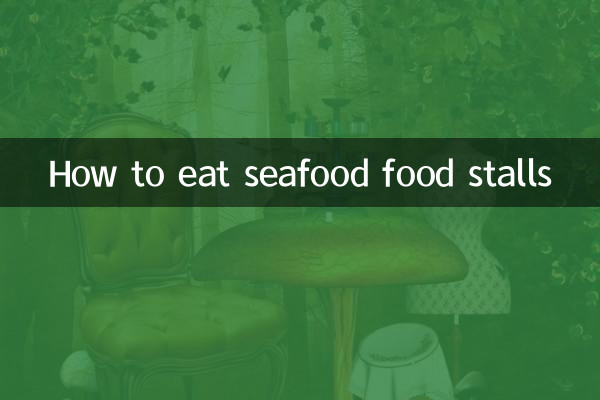 How to eat seafood food stalls