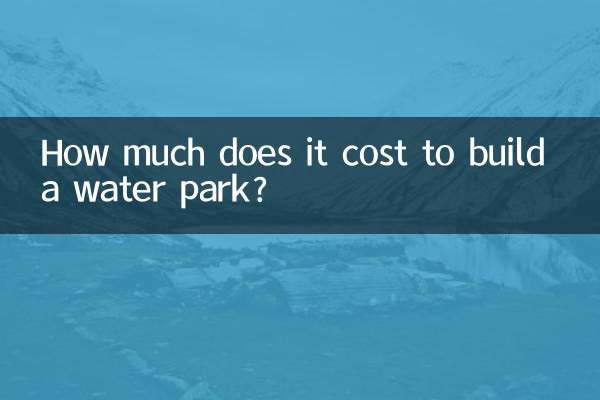 How much does it cost to build a water park?