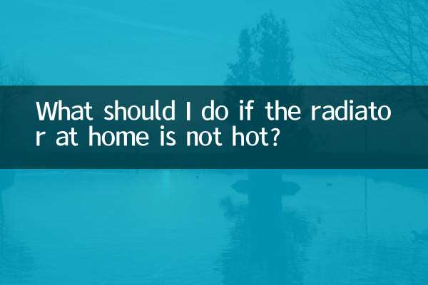 বাড়িতে রেডিয়েটার গরম না হলে আমার কী করা উচিত?