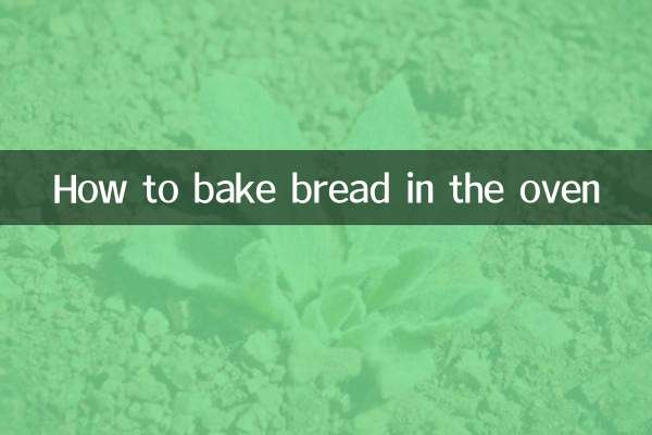 Wie man Brot im Ofen backt