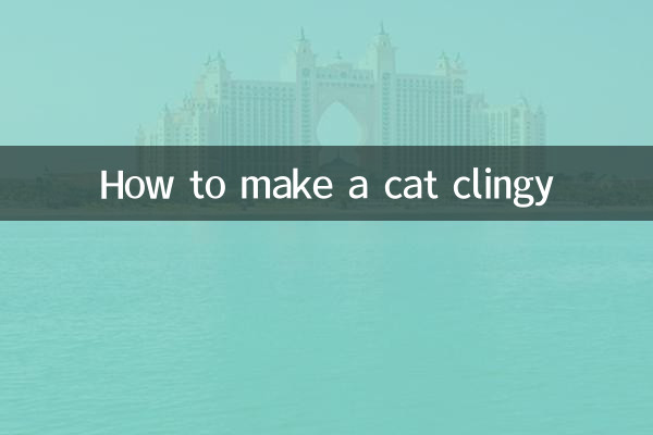 Как сделать кошку прилипчивой