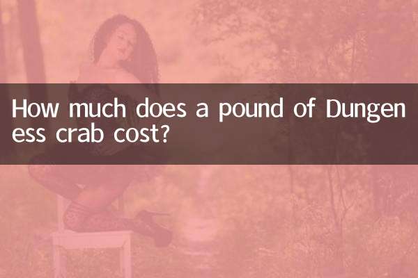 Quanto costa mezzo chilo di granchio di Dungeness?