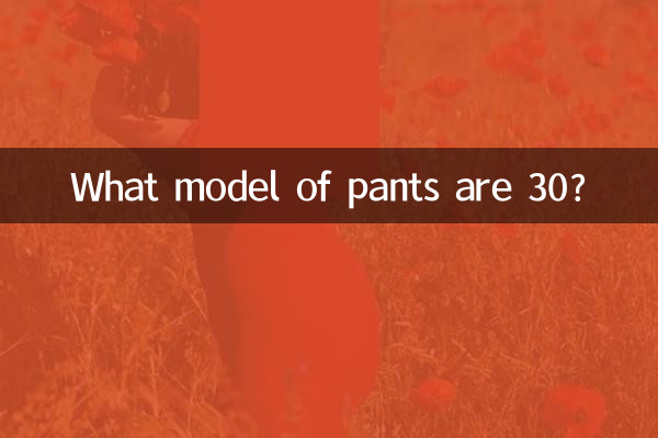چه مدل شلوار 30 هست؟