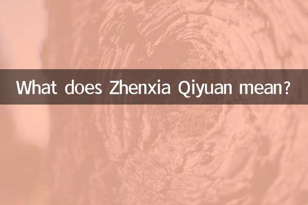 Zhenxia Qiyuan とはどういう意味ですか?