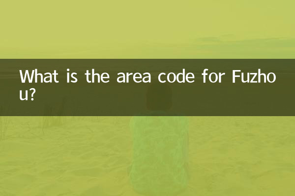 Qual è il prefisso di Fuzhou?