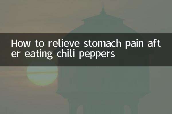So lindern Sie Magenschmerzen nach dem Verzehr von Chilischoten