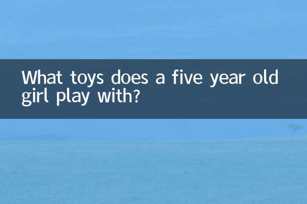 Mit welchen Spielzeugen spielt ein fünfjähriges Mädchen?