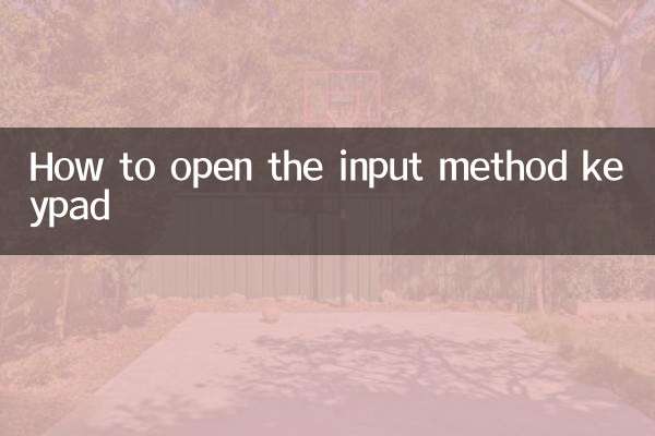 So öffnen Sie die Tastatur für die Eingabemethode