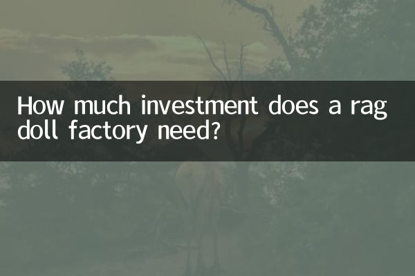 ¿Cuánta inversión necesita una fábrica de muñecas de trapo?