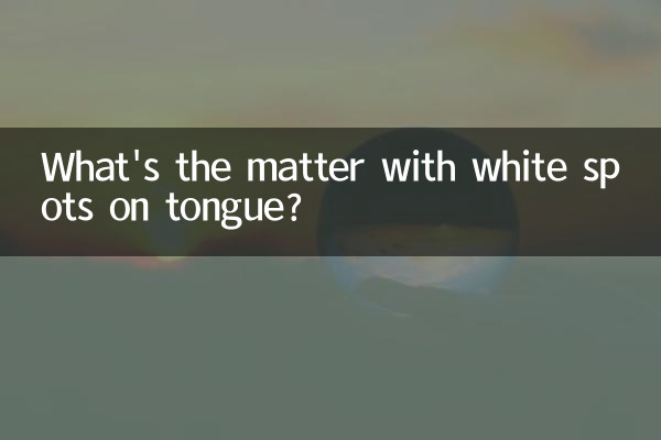 Qual è il problema con le macchie bianche sulla lingua?