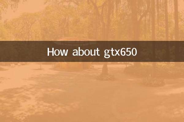 जीटीएक्स650 के बारे में क्या ख्याल है?