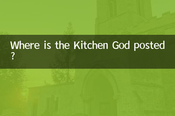 Where is the Kitchen God posted?