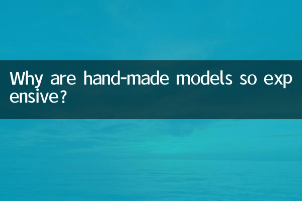 手作りモデルはなぜあんなに高価なのですか?