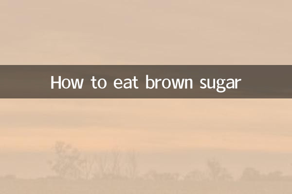 Come mangiare lo zucchero di canna