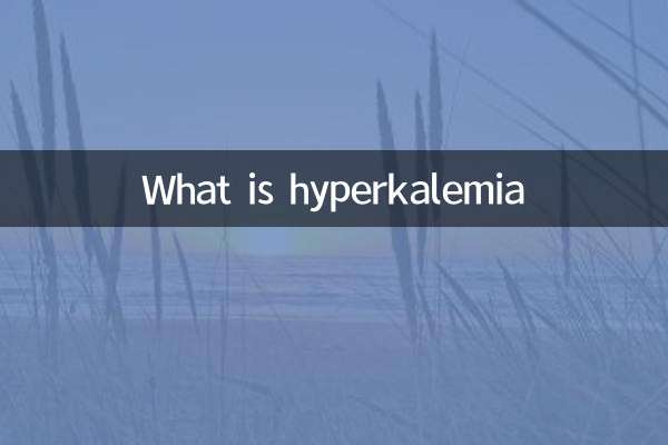 ¿Qué es la hiperpotasemia?