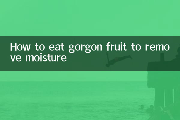 Come mangiare il frutto della gorgone per rimuovere l'umidità