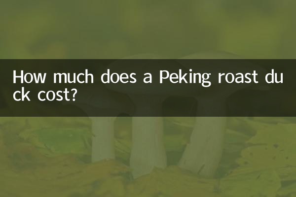 একটি পিকিং রোস্ট হাঁসের দাম কত?