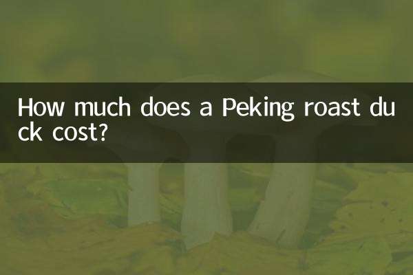 पेकिंग रोस्ट डक की कीमत कितनी है?