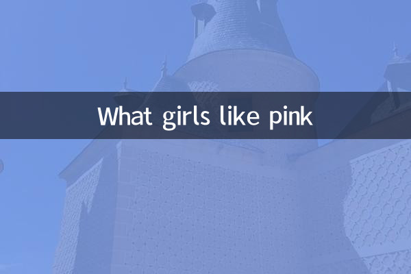 Lo que a las chicas les gusta el rosa