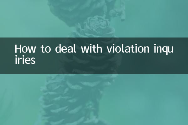उल्लंघन संबंधी पूछताछ से कैसे निपटें