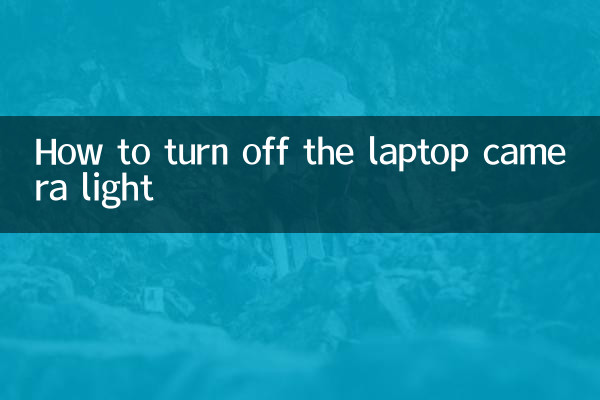 Como desligar a luz da câmera do laptop