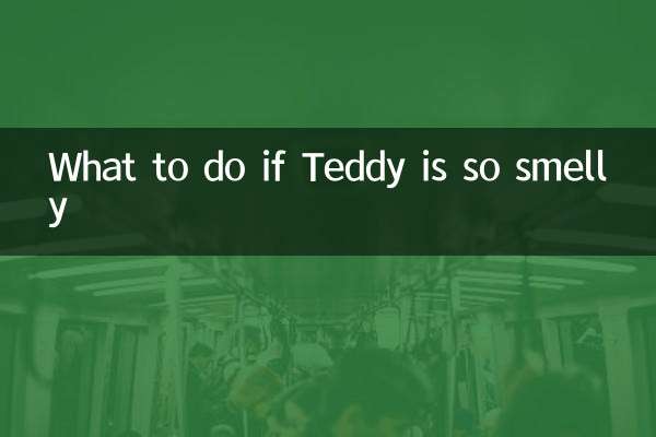 Was tun, wenn Teddy so stinkend ist