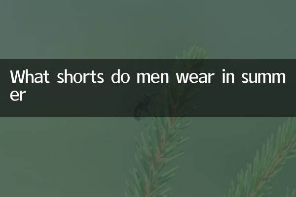 Que shorts os homens usam no verão