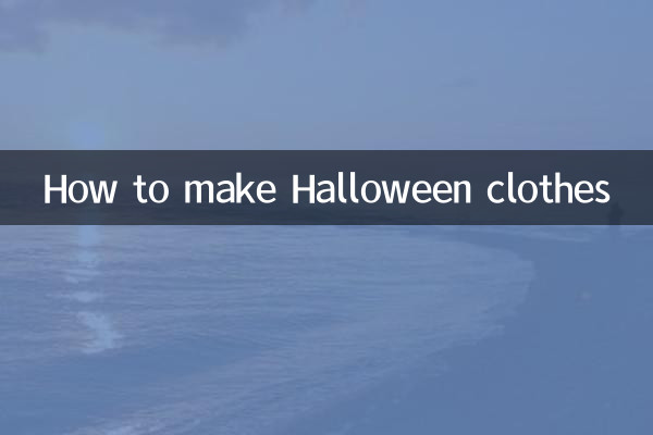 Como fazer roupas de Halloween