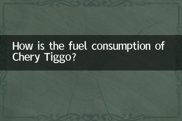 Wie hoch ist der Kraftstoffverbrauch des Chery Tiggo?