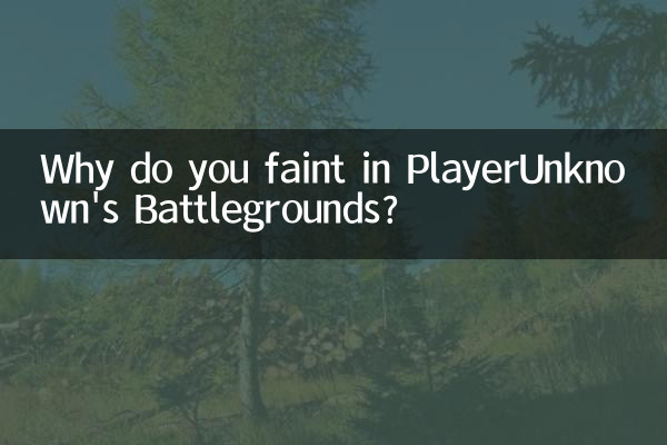 Warum fällt man in PlayerUnknown's Battlegrounds in Ohnmacht?