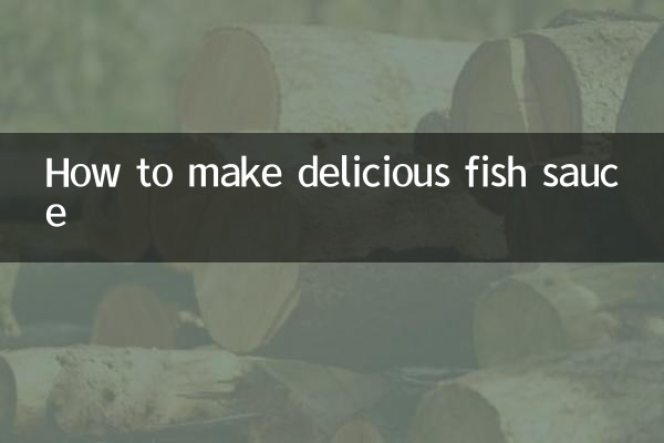 Come preparare una deliziosa salsa di pesce