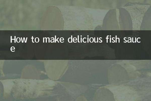Comment faire une délicieuse sauce de poisson