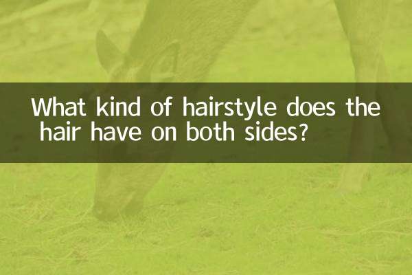 Welche Frisur haben die Haare auf beiden Seiten?