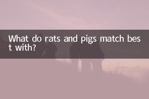 Com o que ratos e porcos combinam melhor?