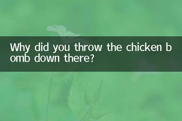 Зачем ты бросил туда куриную бомбу?