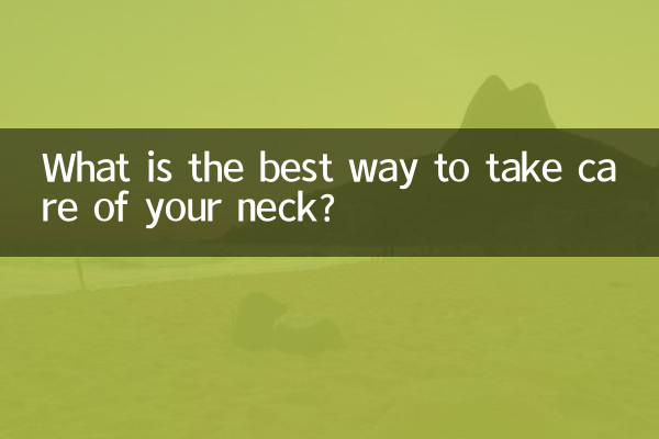 Qual a melhor forma de cuidar do pescoço?