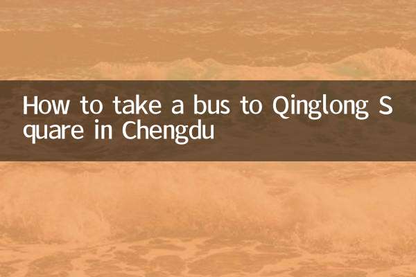 청두 칭룽광장 가는 버스 타는 법