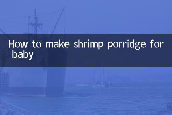 So bereiten Sie Garnelenbrei für Ihr Baby zu