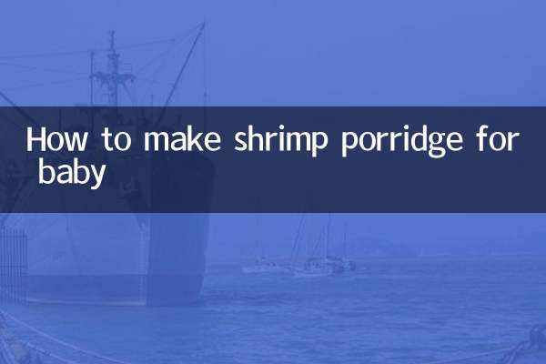 So bereiten Sie Garnelenbrei für Ihr Baby zu